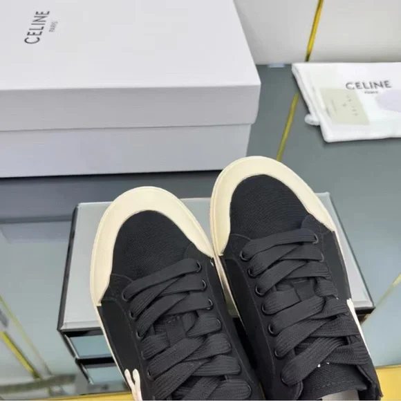 Celine Black and Cream Casual Sneakers - Picture 8 of 9